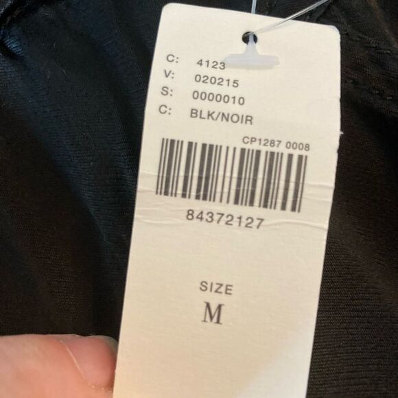 NWT Anthropologie Marrakech black satin front zip flowing pants runs big - Picture 7 of 11